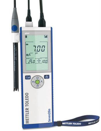 Mettler Toledo Taşınabilir pH /mV ölçer Seven2Go™ S2 Standart Kit