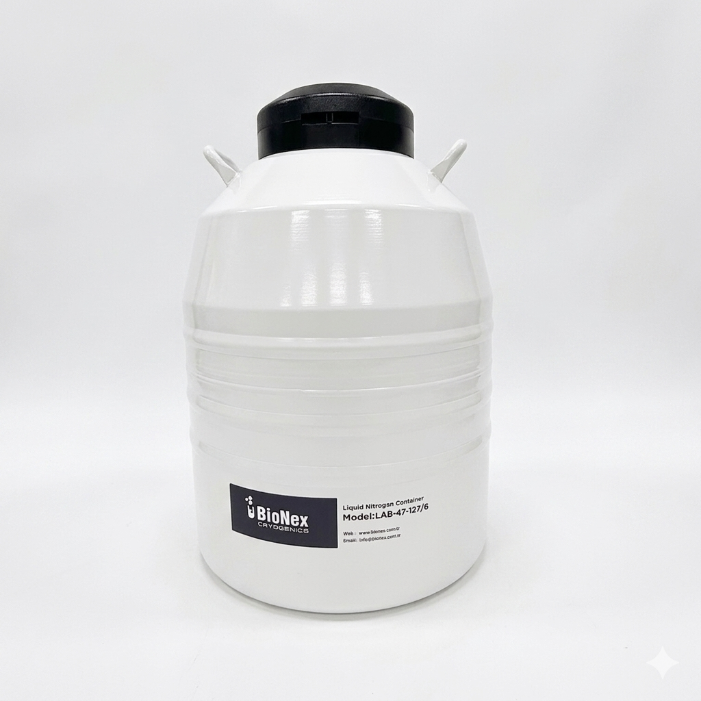 Sıvı Azot Tankı 47 Litre 6 Kanişterli