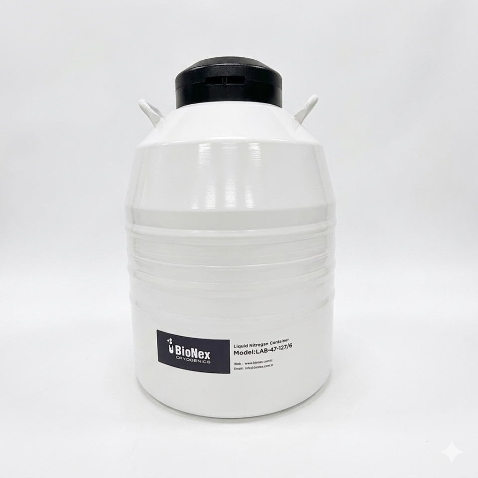 Sıvı Azot Tankı 47 Litre 6 Kanişterli