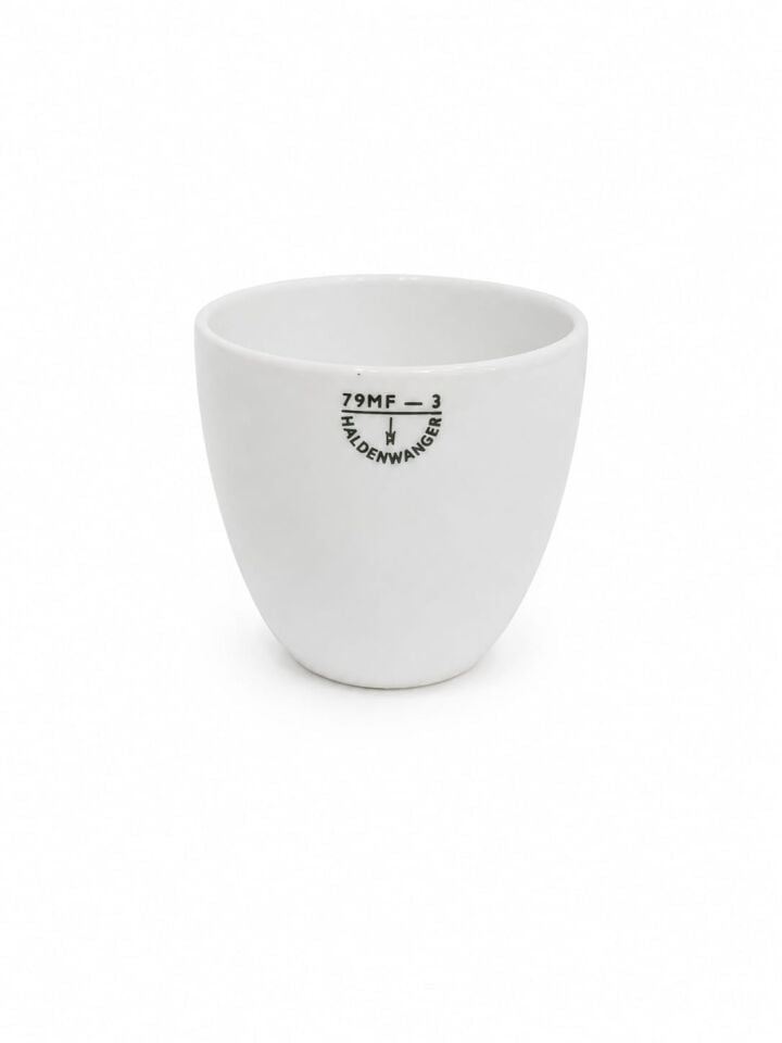 Haldenwanger Porselen Kroze 110 ml. 1000 °C Kapaksız 5 Adet