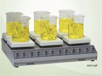 6 Gözlü Isıtıcılı Manyetik Karıştırıcı