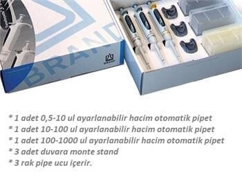 Brand Otomatik Pipet Seti Standart