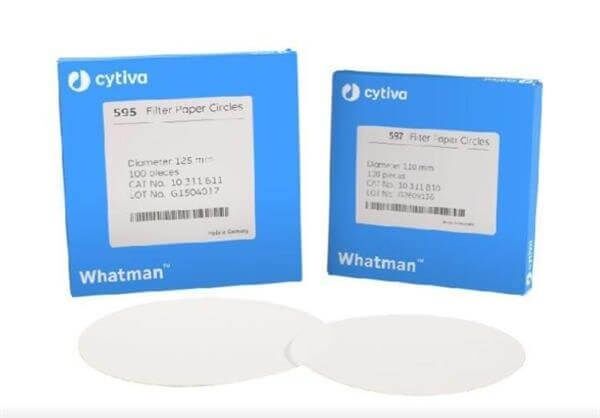 Cytiva Kalitatif Filtre Kağıdı Katlı Grade 597 1/2, Çap 185mm 10311847