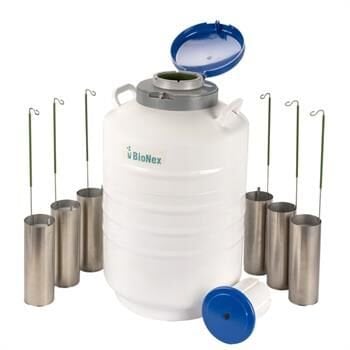 Sıvı Azot Tankı 35 Lt Geniş Ağızlı