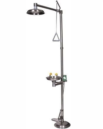 Paslanmaz Çelik Kombine Duş Boy Tipi El ve Ayak Kumandalı