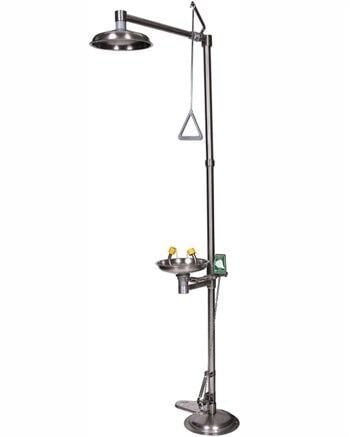 Paslanmaz Çelik Kombine Duş Boy Tipi El ve Ayak Kumandalı