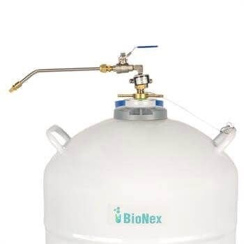 sıvı azot aktarma aparatı